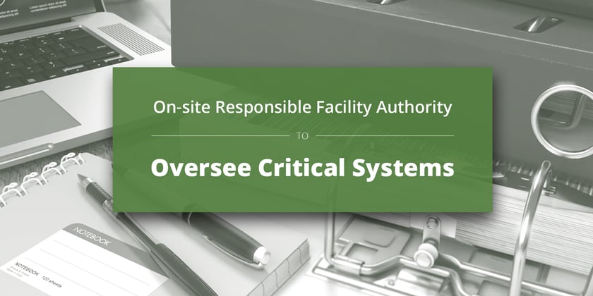 On site Responsible Facility Authority